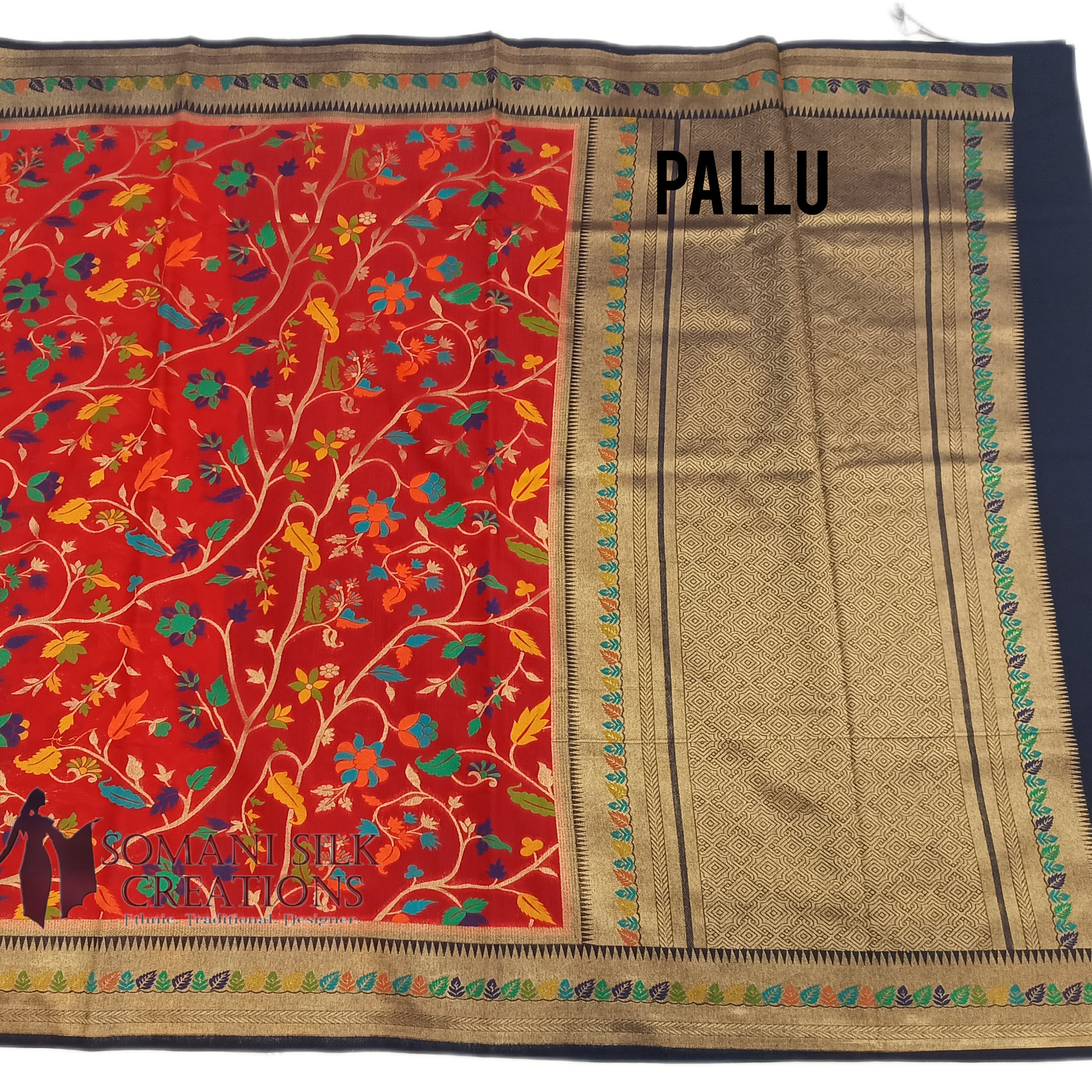 Alfi Jaal Silk Saree