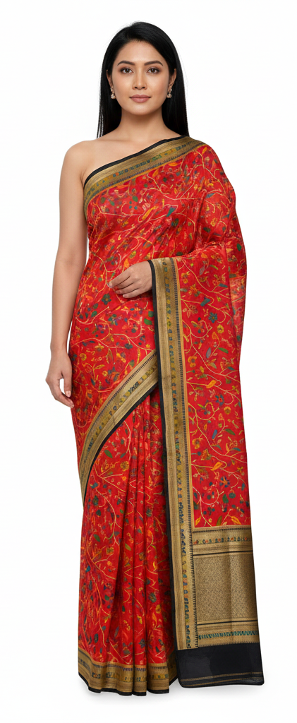 Alfi Jaal Silk Saree