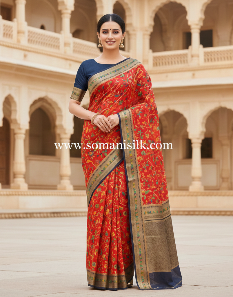 Alfi Jaal Silk Saree