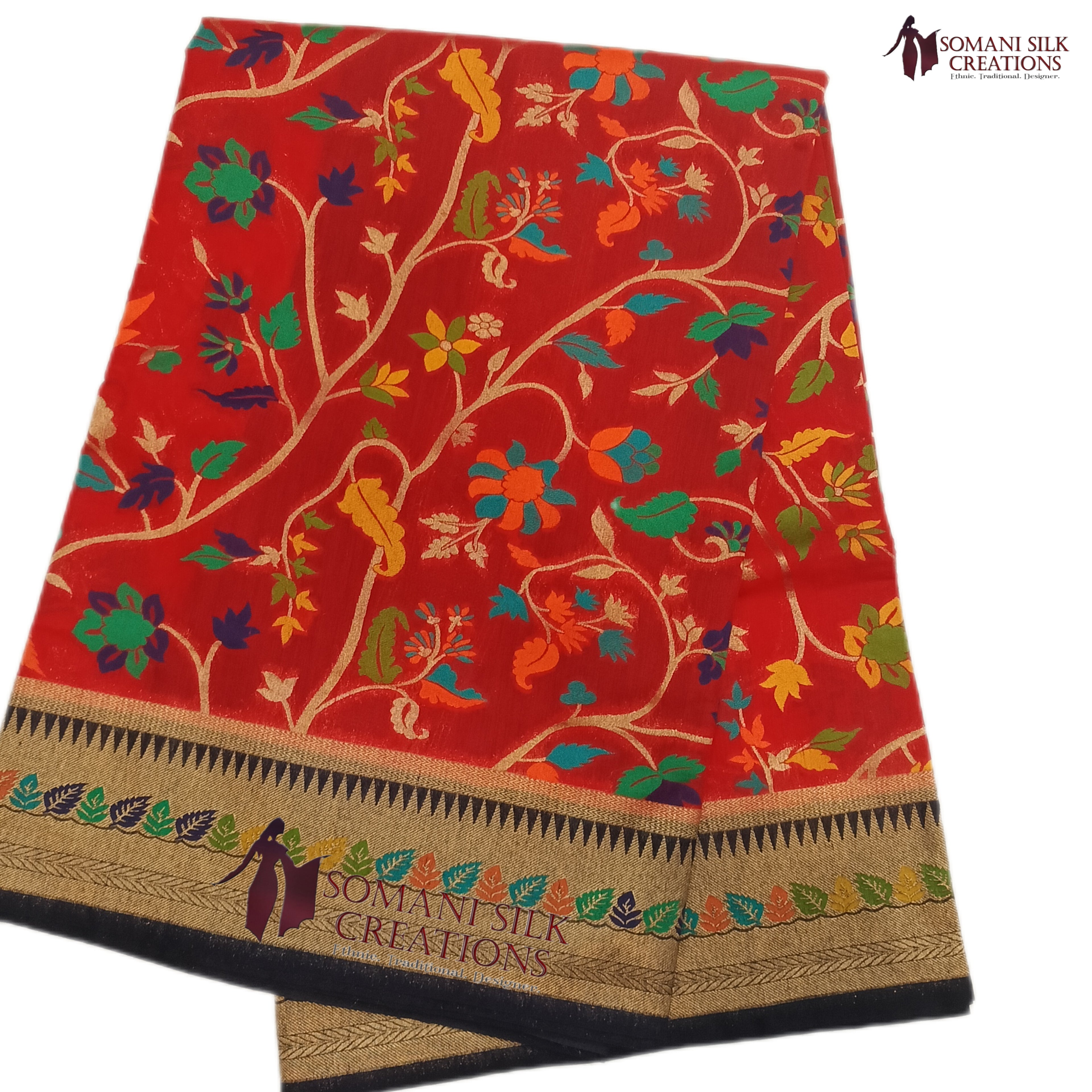 Alfi Jaal Silk Saree