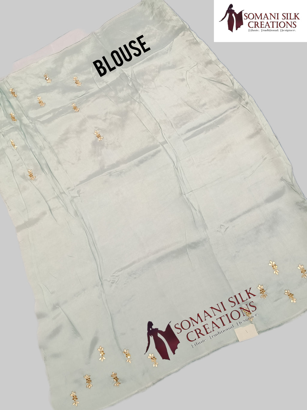 Heavy embroidery blouse