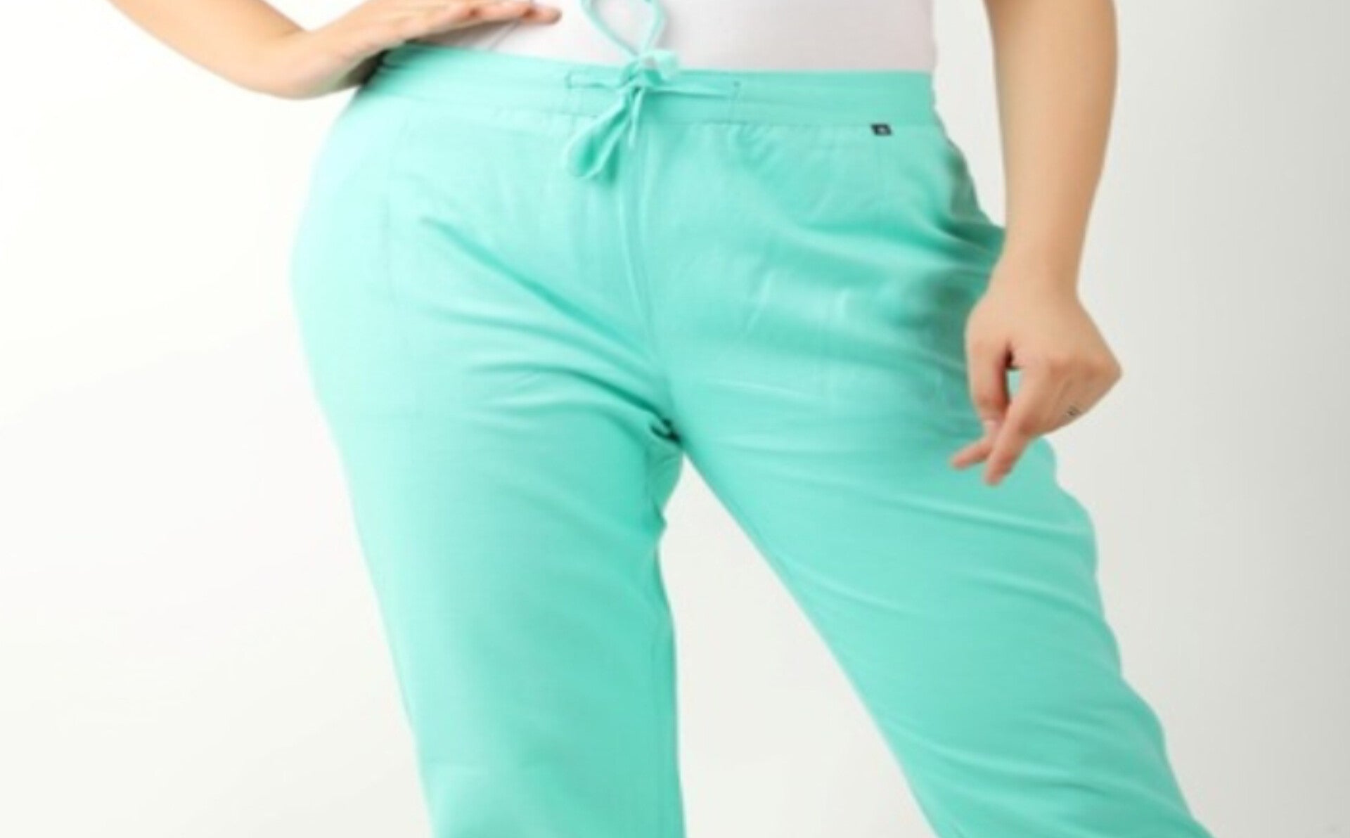 Cotton Flex Pant - C Green Color