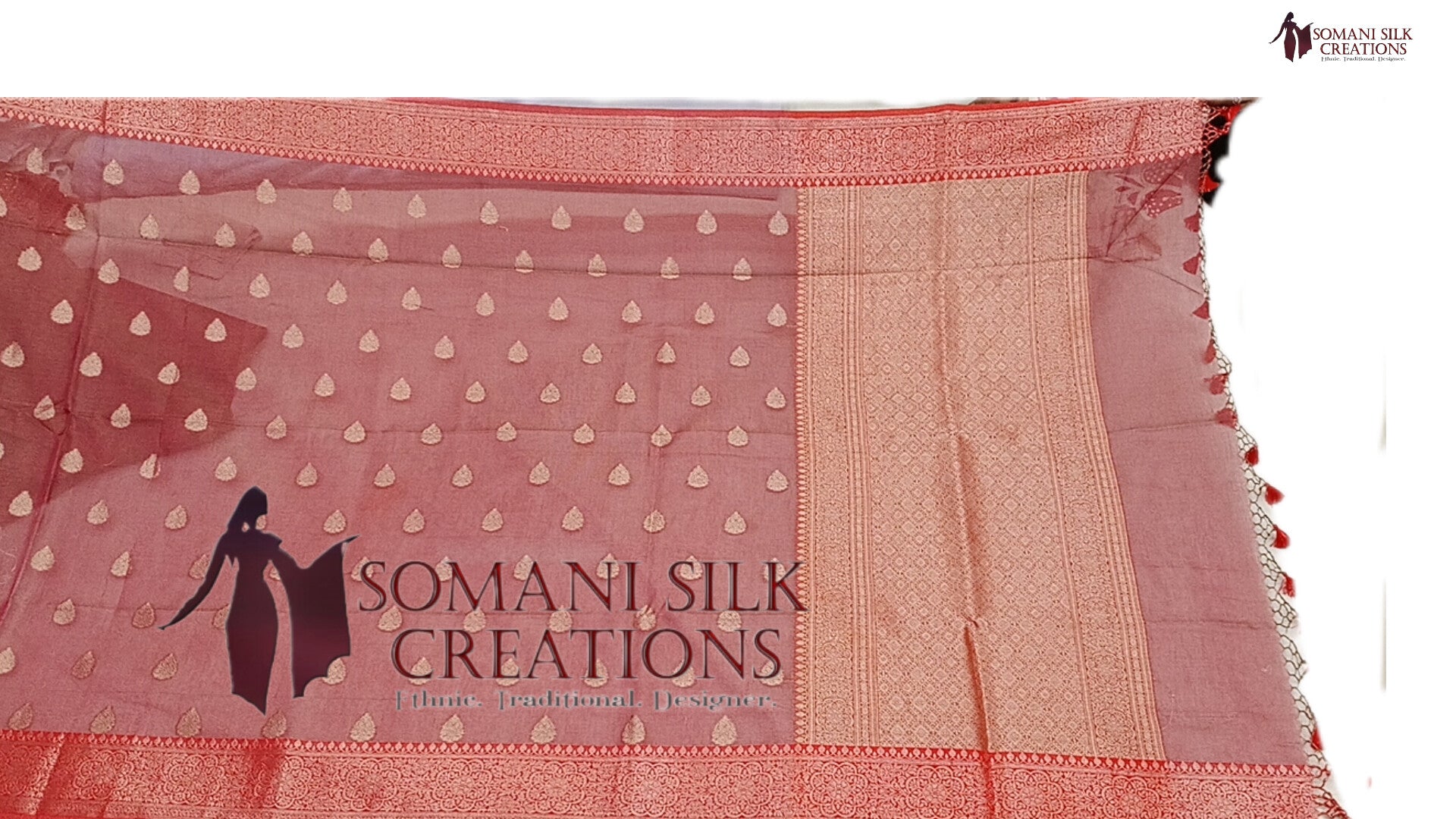 Banarsi Zari Buti R. Organza Saree