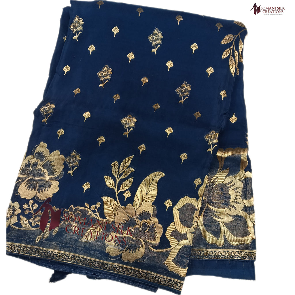 Jimi chu blue saree