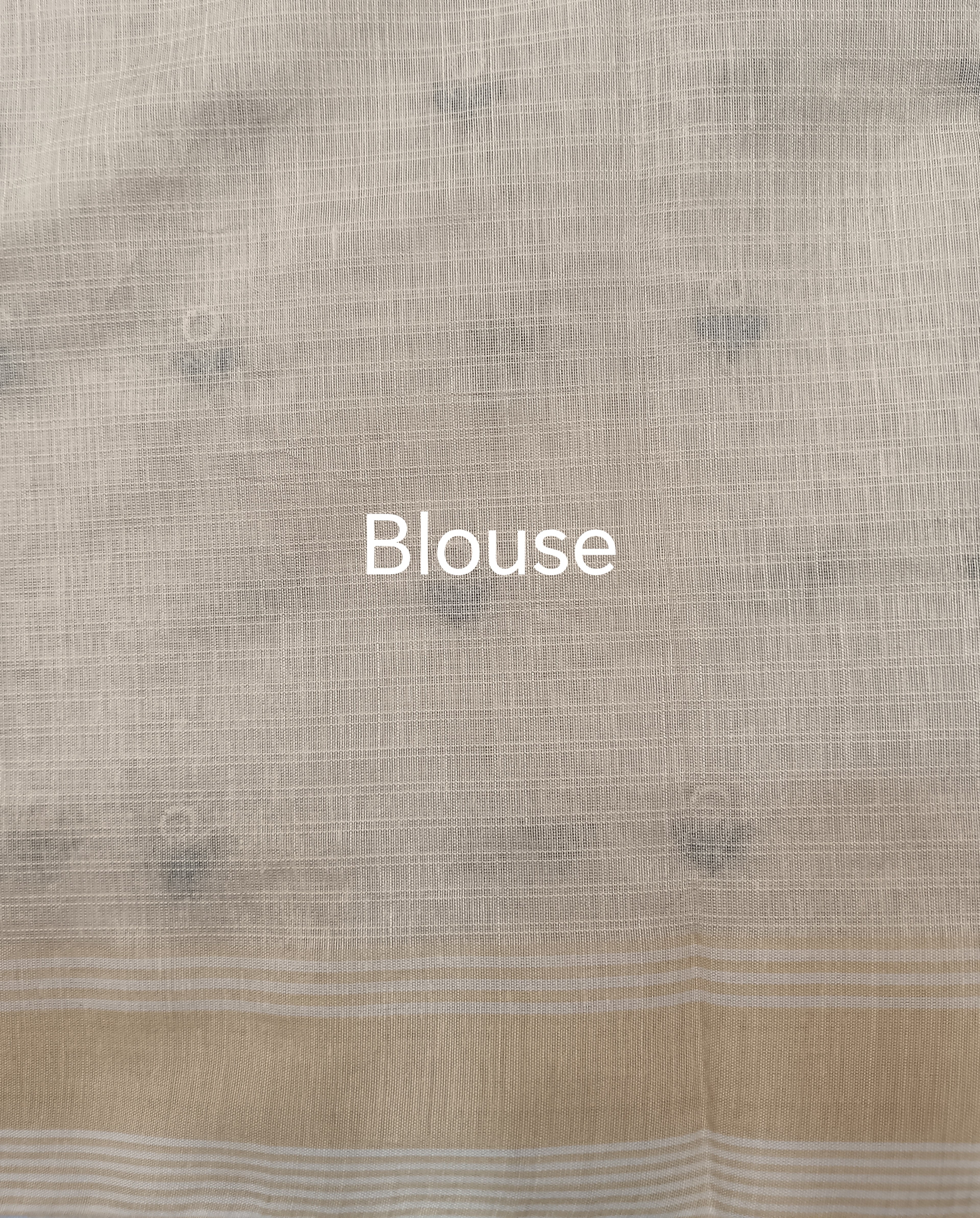 Multicheck Supernet Off-white Resham Embroidery Calcutta Saree