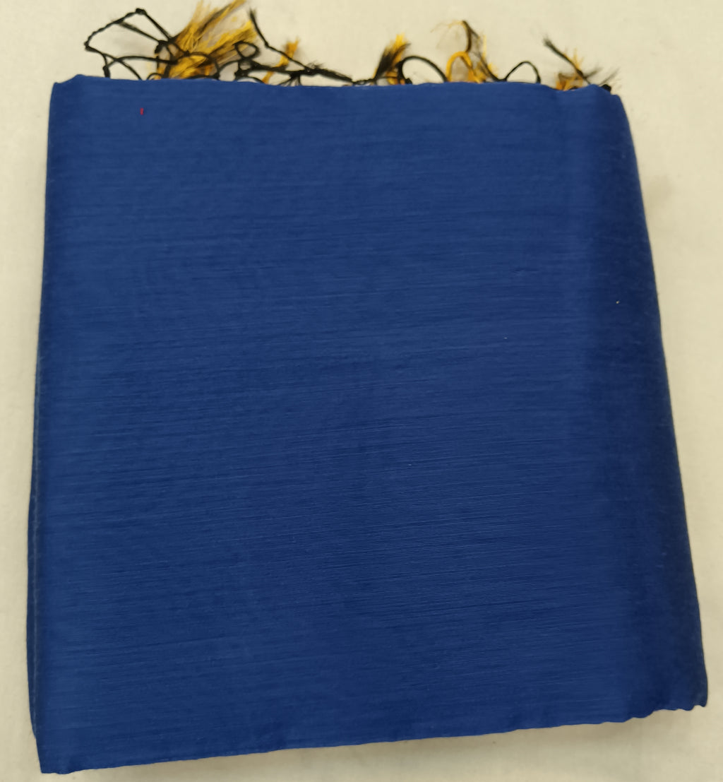 Plain Blue Chanderi Saree, Sarees in Gwalior, Online Chanderi Saree's, Online Sarees