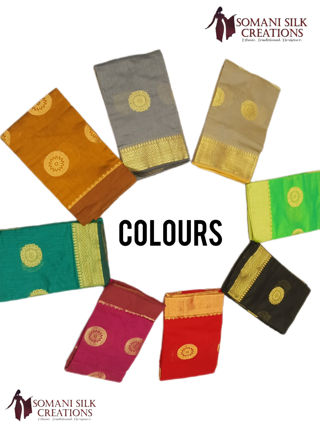 Colours of chanderi saree