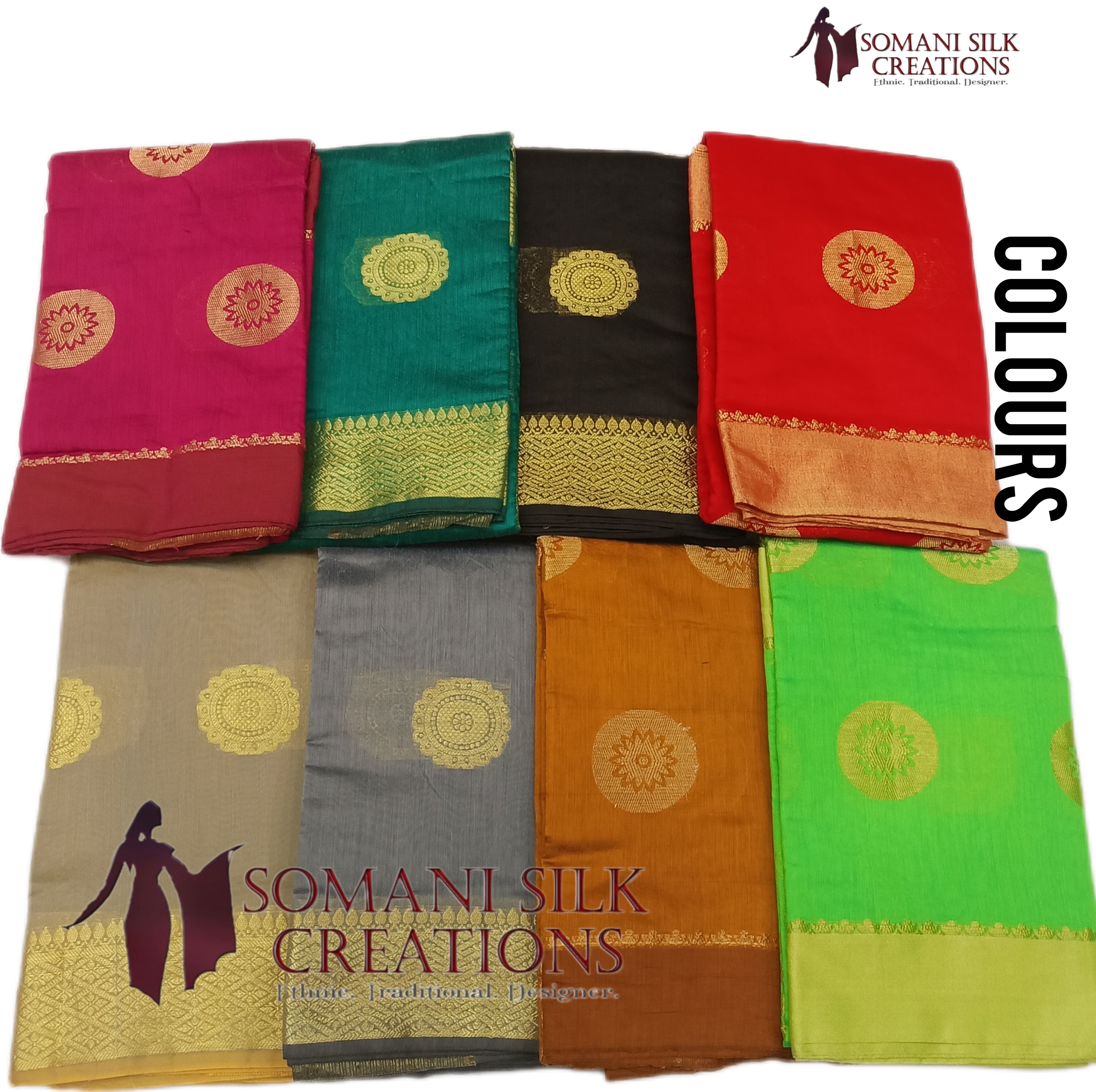 Colors of chanderi saree