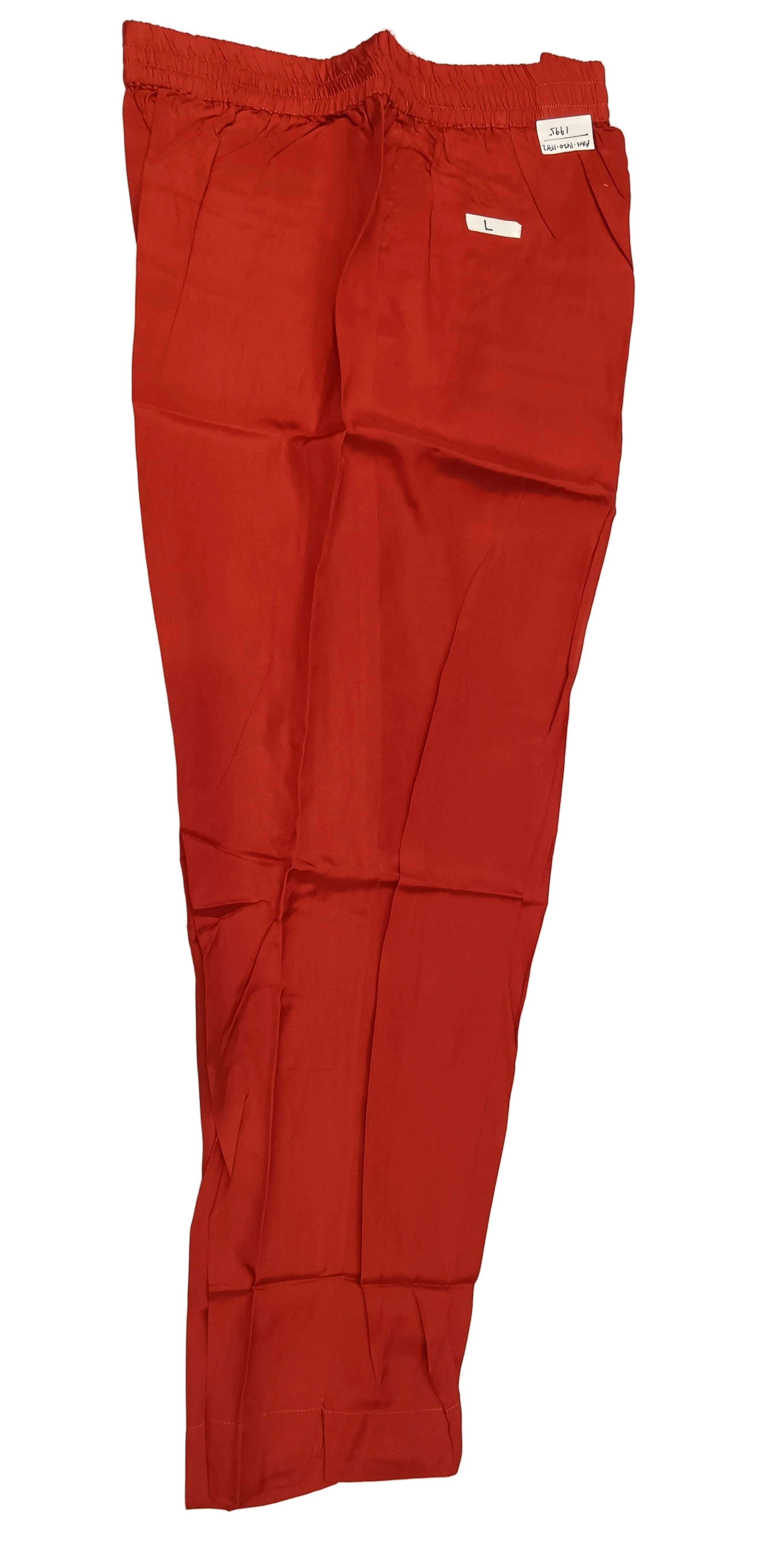 Rust Colour Lehariya 3 Piece Suit