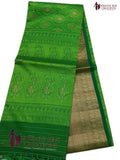 Tanchui Banarsi Green Saree