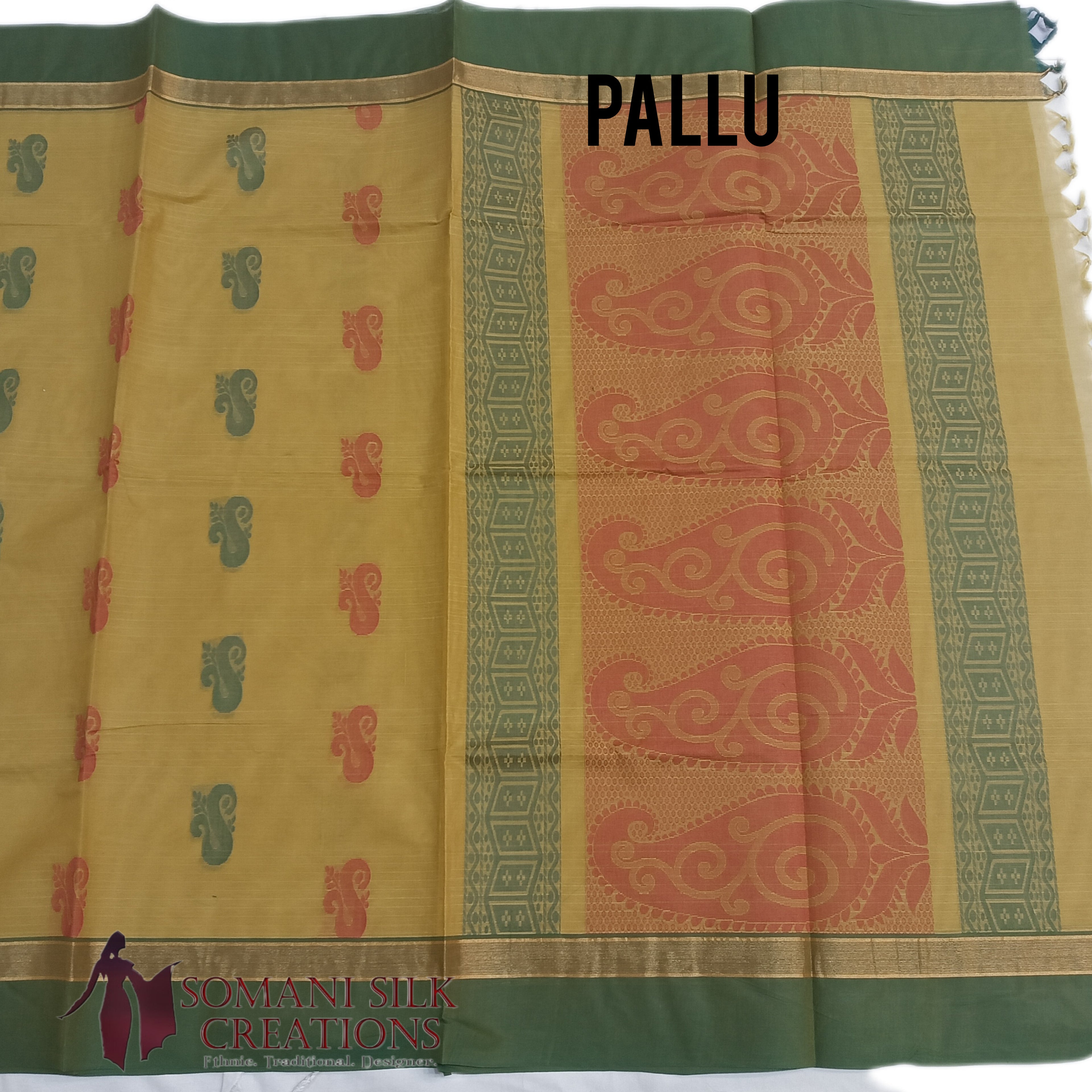 chanderi cotton saree, south indian 