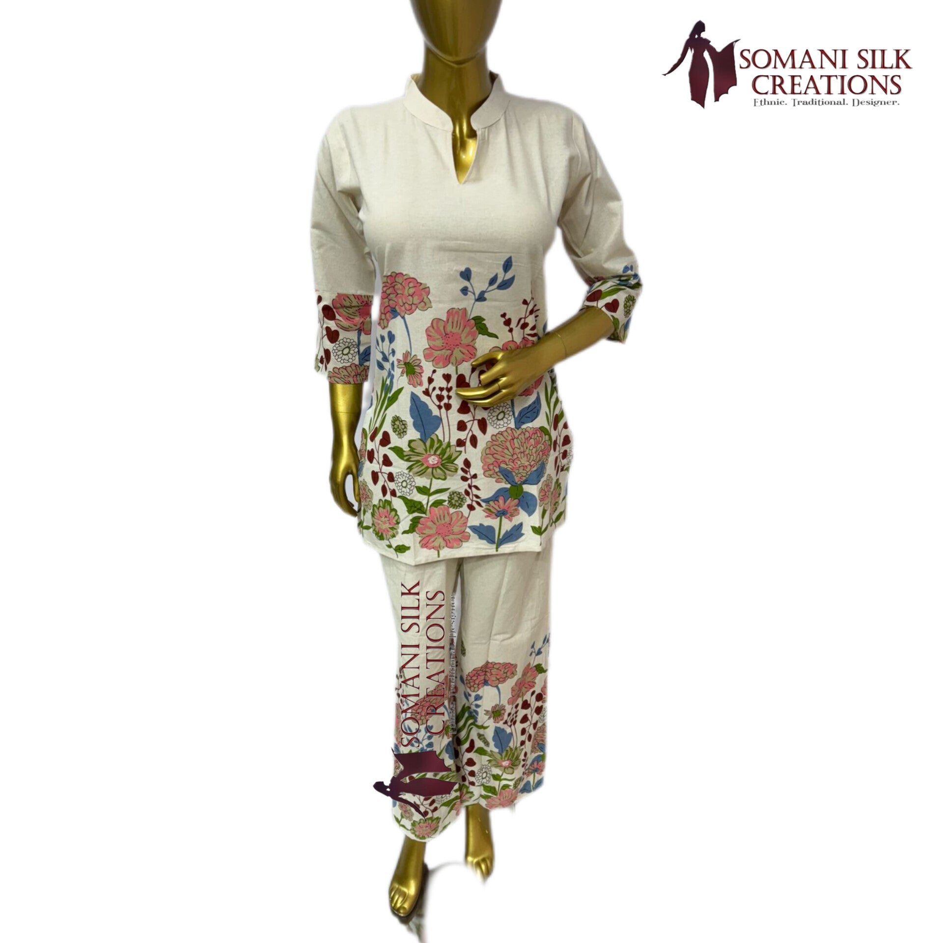 cord sets for women, floral print