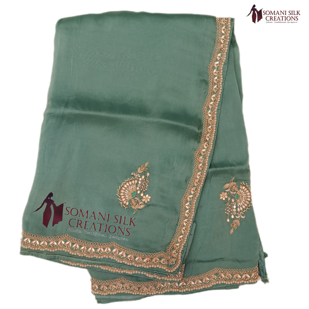 jimi chu handwork saree