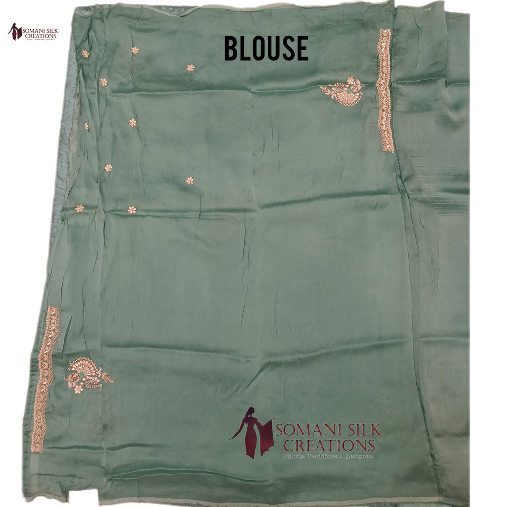 jimi chu handwork saree