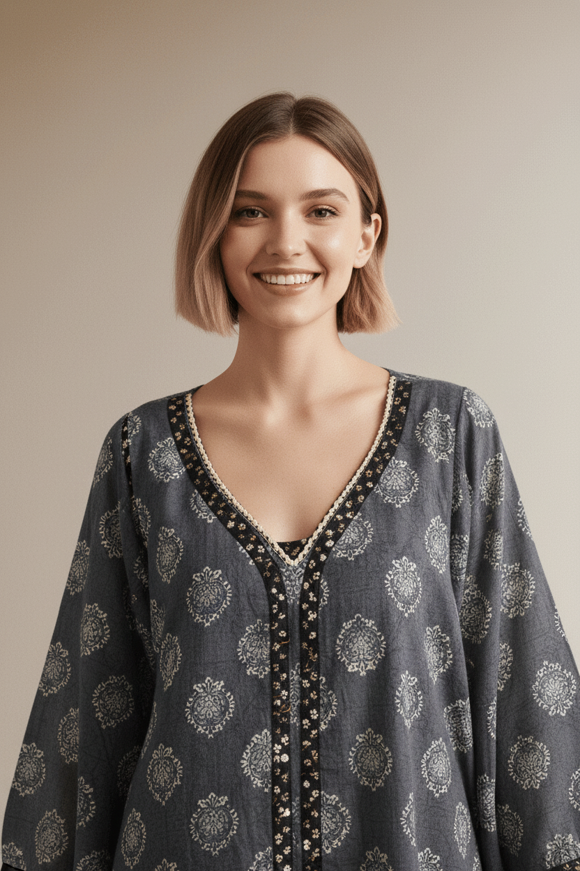 Cotton Suit - Livid Color