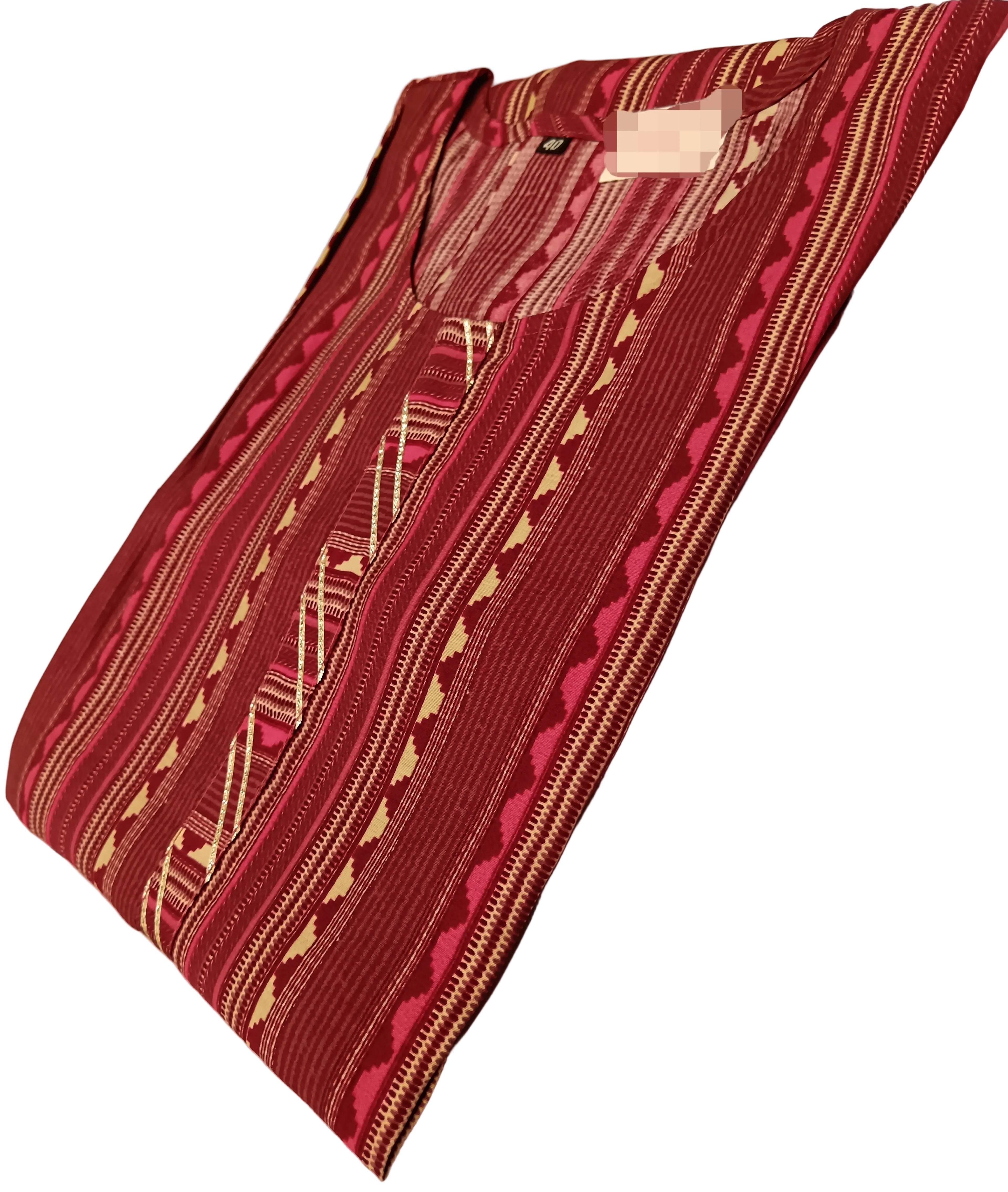 muslin Cherry red colour kurti in gwalior