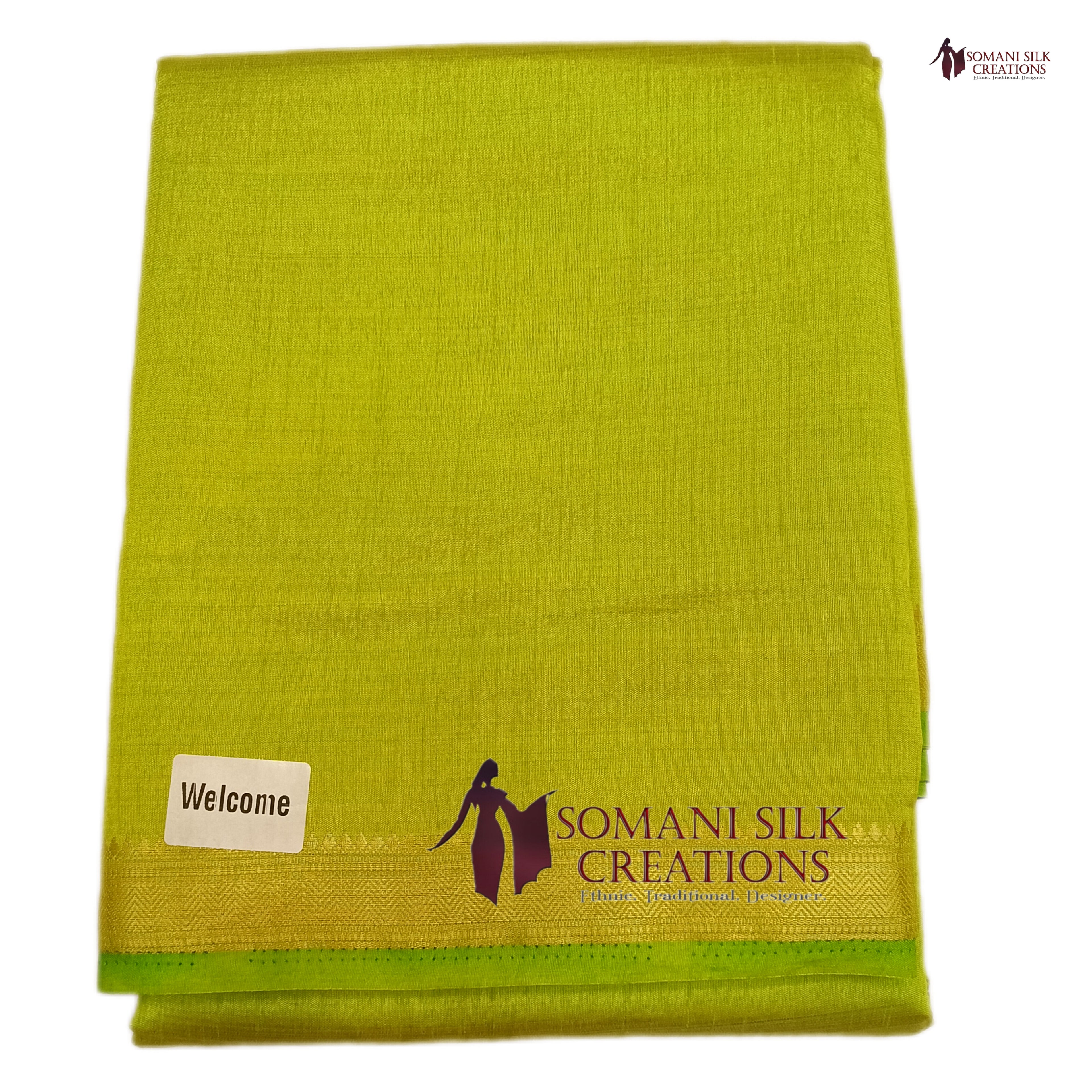 plain silk saree zari border