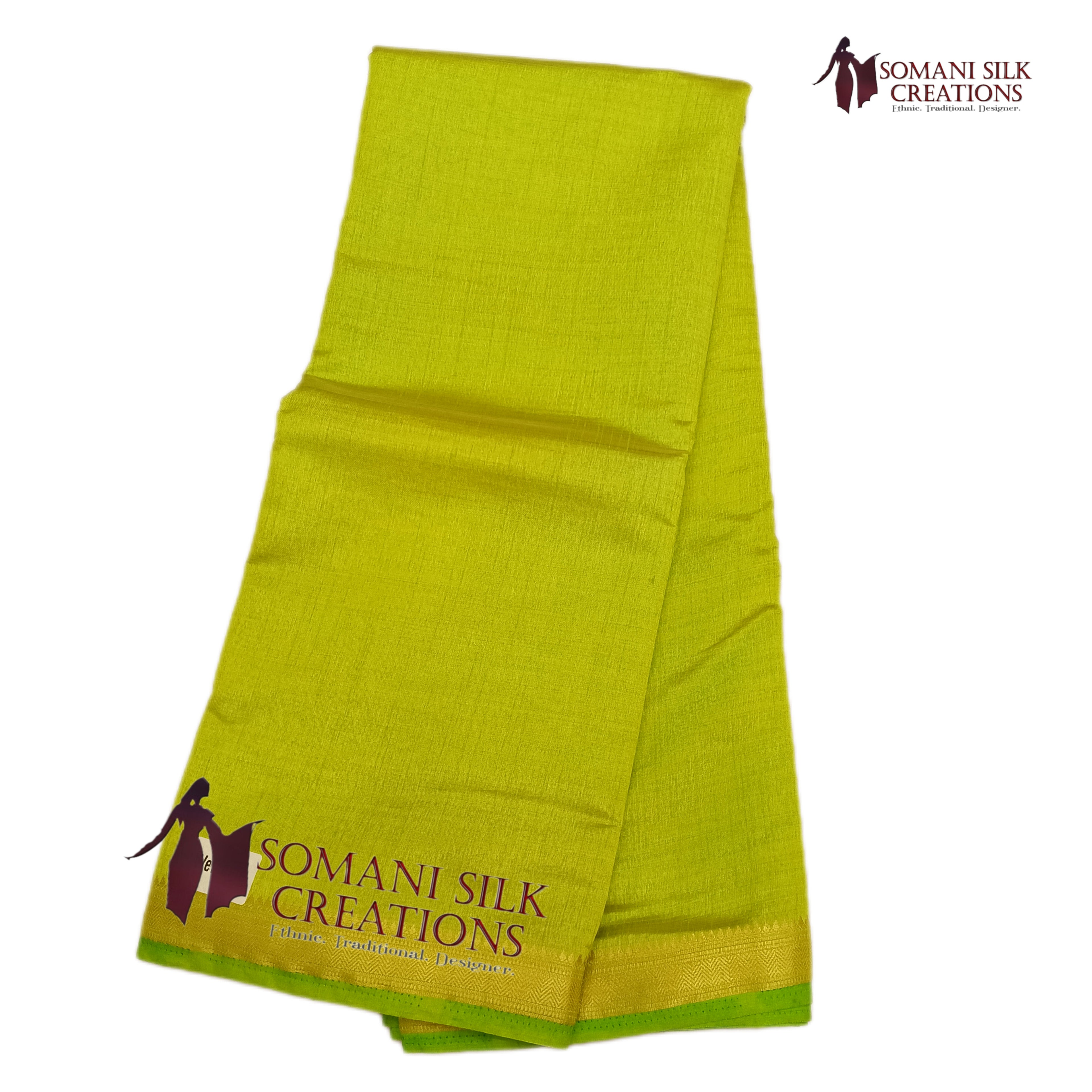 plain silk saree zari border 1 inch