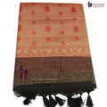 pure tanchui banarsi black saree