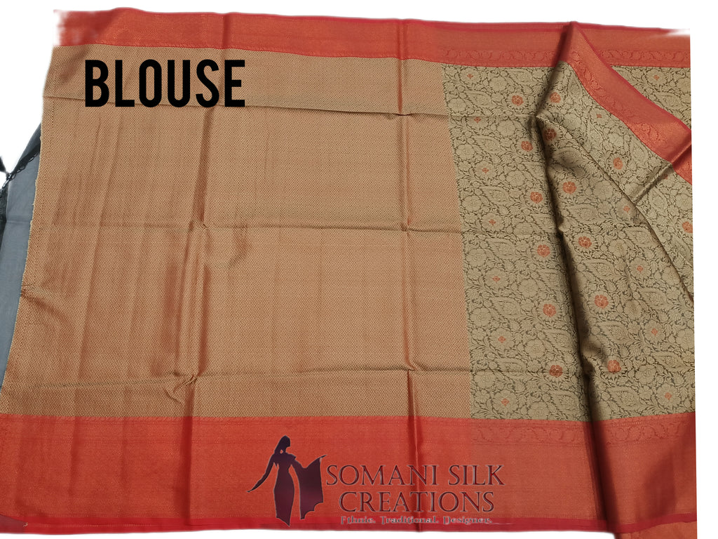 pure tanchui banarsi black saree