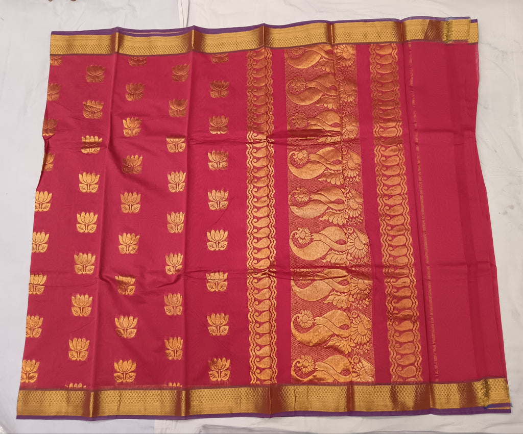 Coimbatore Chanderi Cotton Saree