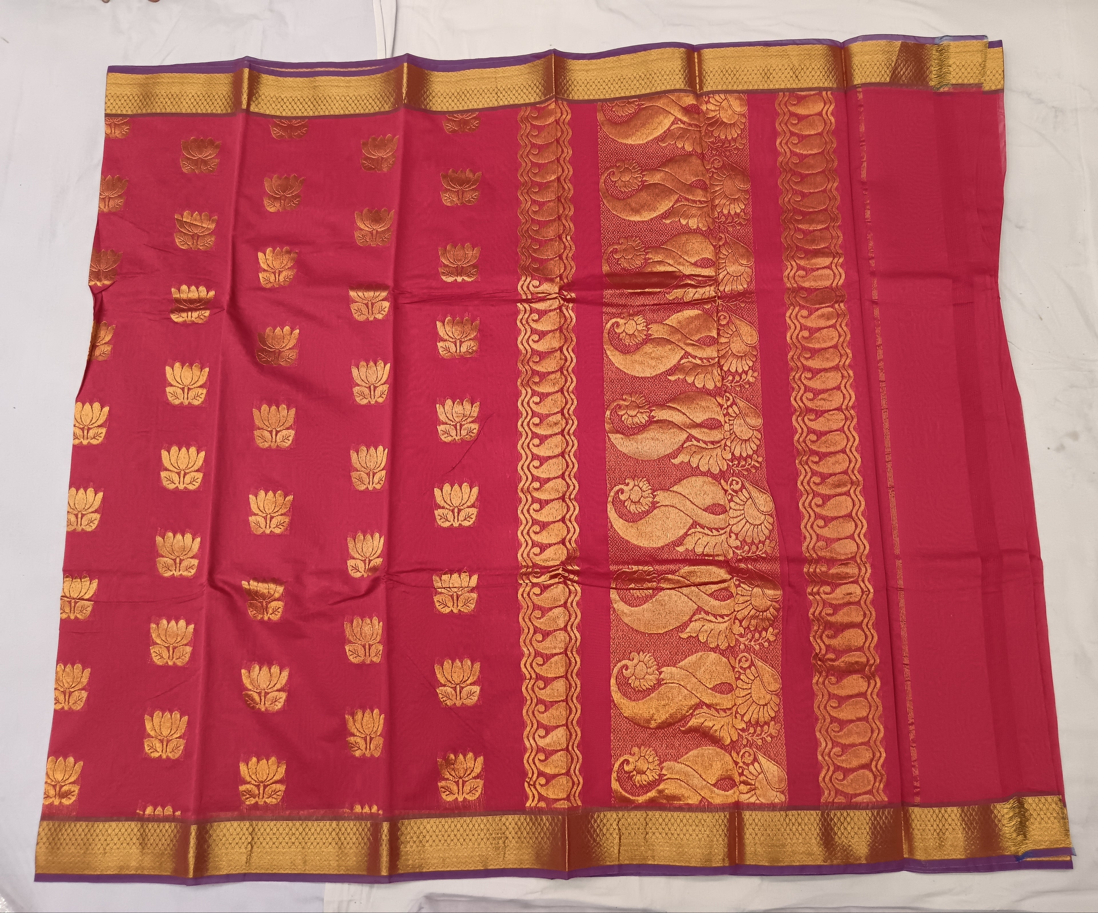 Coimbatore Chanderi Cotton Saree