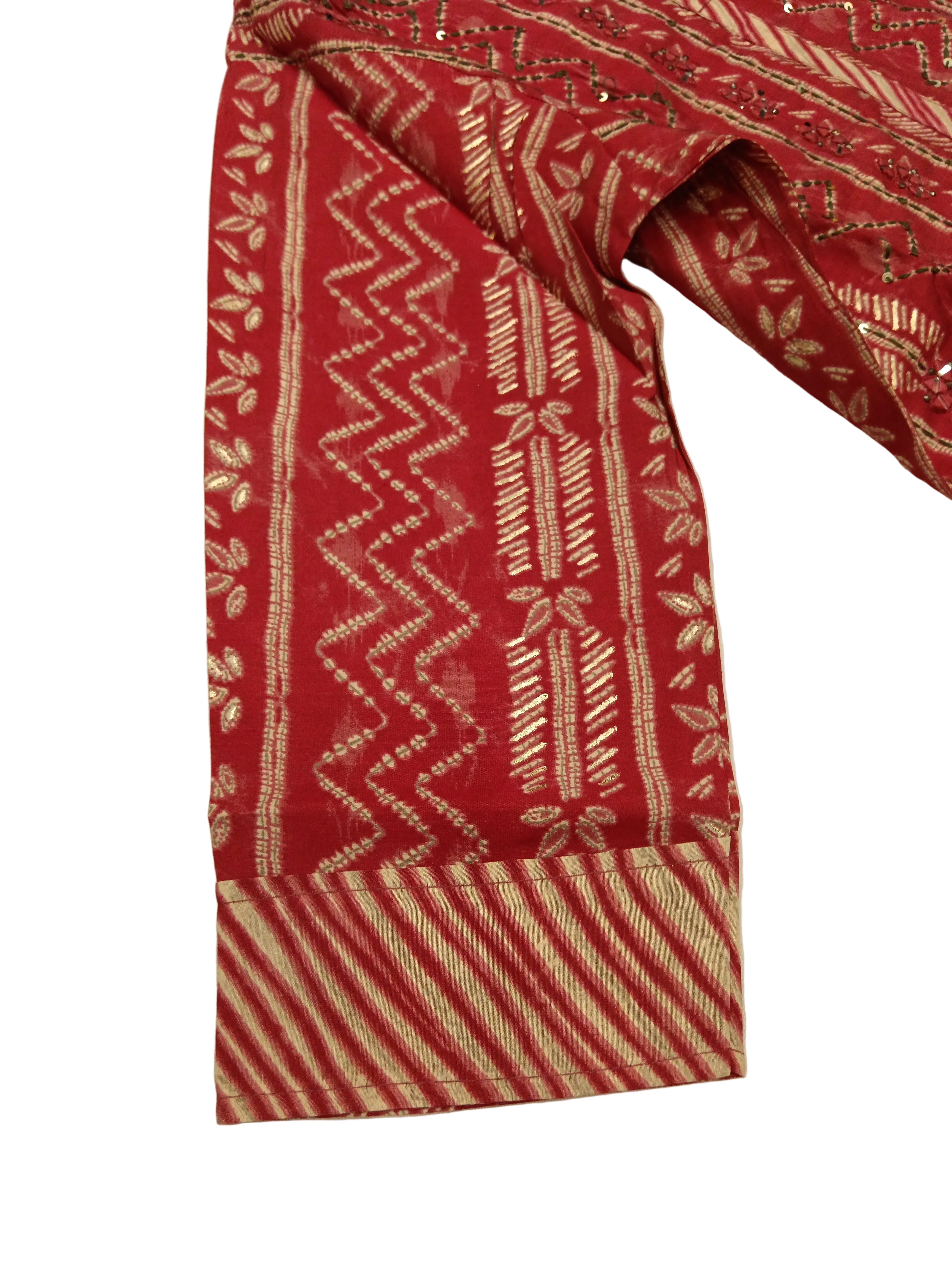 two piece muslin reddish tone salwar suit in gwalior